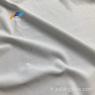 Tissu blanc tissé simple de polyester de plongée de haute qualité